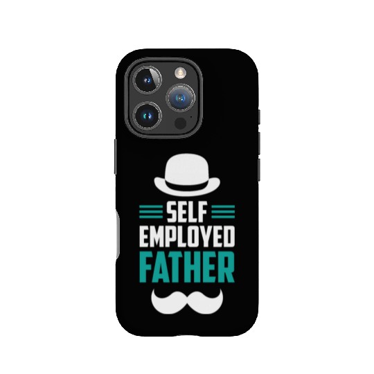 Self Employed Father Work Boss Freelancer Job IPhone Cases