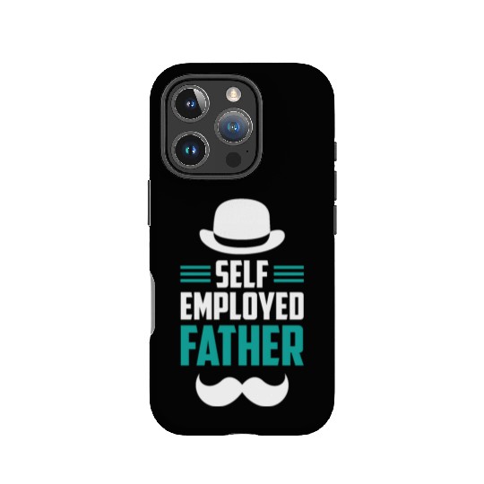 Self Employed Father Work Boss Freelancer Job IPhone Cases