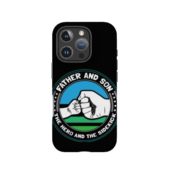 Father And Son Newborn Family IPhone Cases