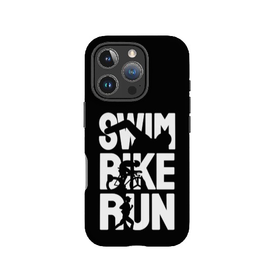 Swim Bike Run IPhone Cases