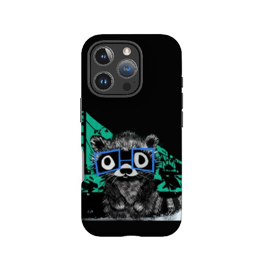 Raccoon #3 Mary Jane Bookworm IPhone Cases
