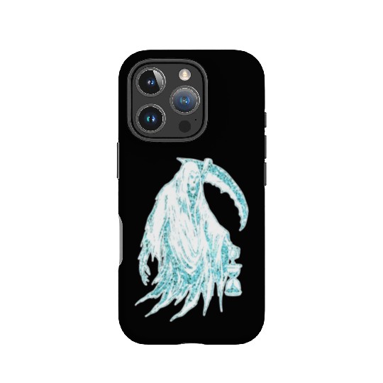 Funny Haloween Green Grim Reaper Costume IPhone Cases