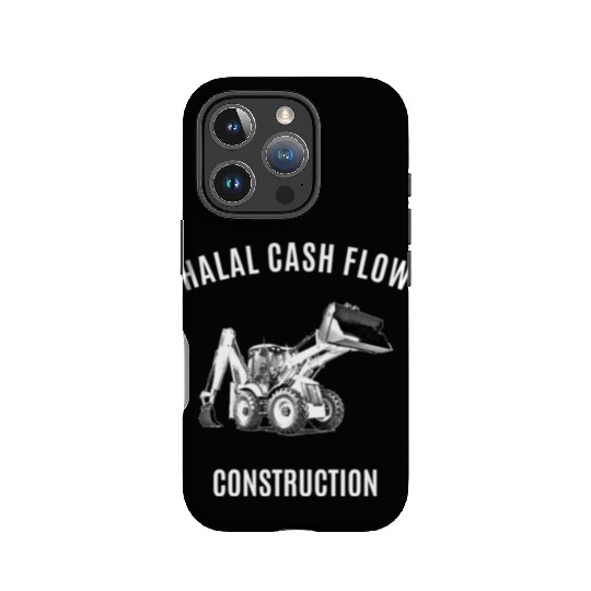 Halal Cash Flow - Construction Edition White IPhone Cases