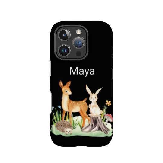 Animal deer rabbit hedgehog Maya IPhone Cases
