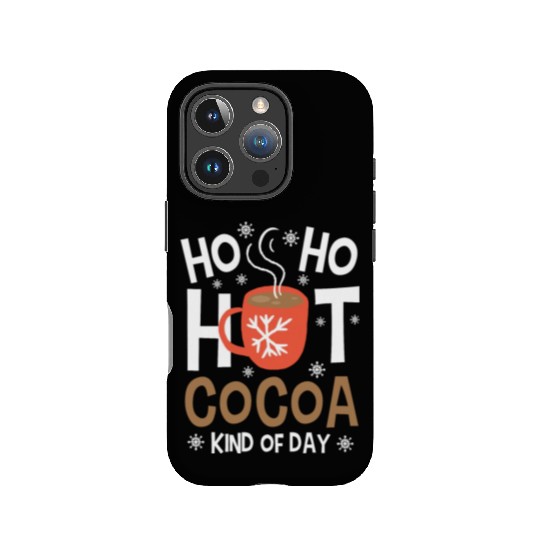 Christmas Funny Ho Ho Hot Cocoa Xmas Holiday Gift IPhone Cases