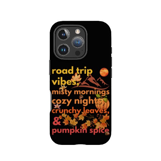 road trip vibes misty mornings cozy nights IPhone Cases
