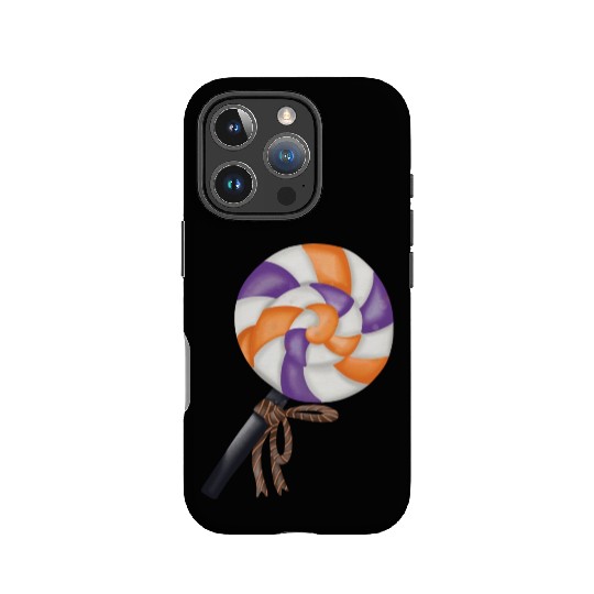 Halloween lollipop candy IPhone Cases