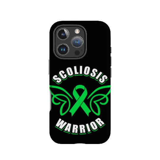 Scoliosis Warrior Green Ribbon IPhone Cases