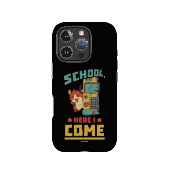 School bus pet funny saying IPhone Cases
