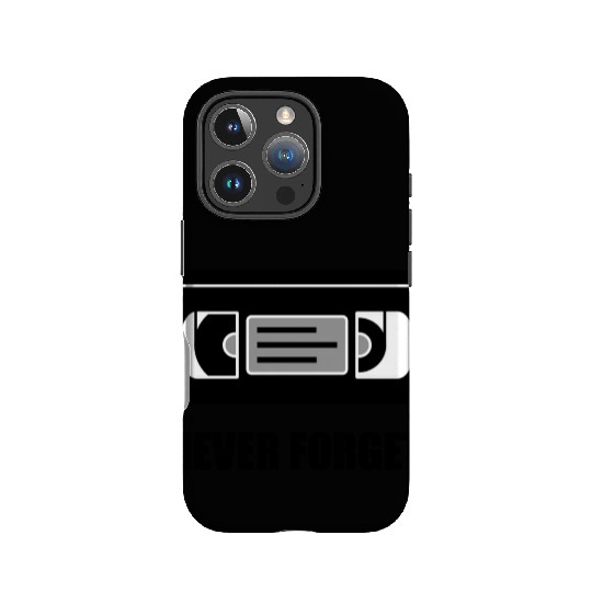 VHS Cassette Tape Never Forget IPhone Cases