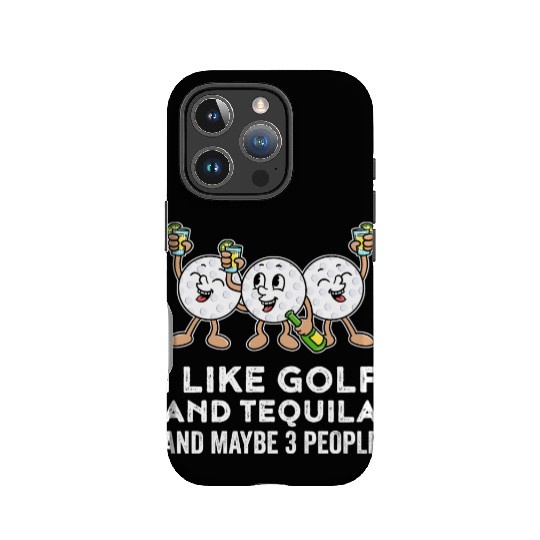I Like Golf And Tequila Funny Golf Gift IPhone Cases