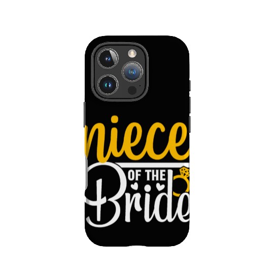 Niece Of The Bride Wedding Party Matching Gift IPhone Cases