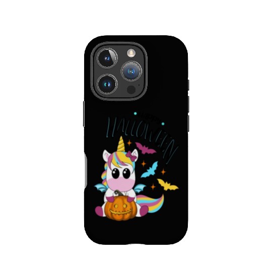Bat Unicorn - Happy Halloween IPhone Cases