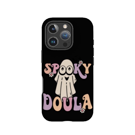 Cute Spooky Doula Halloween Retro IPhone Cases