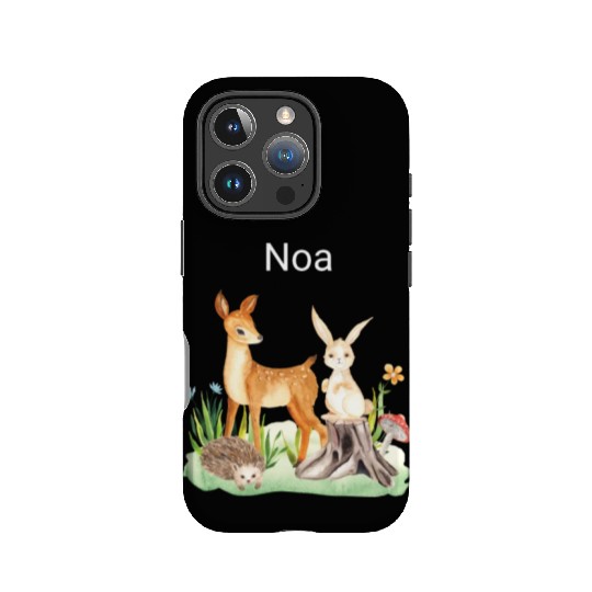 Animal deer rabbit hedgehog Noa IPhone Cases