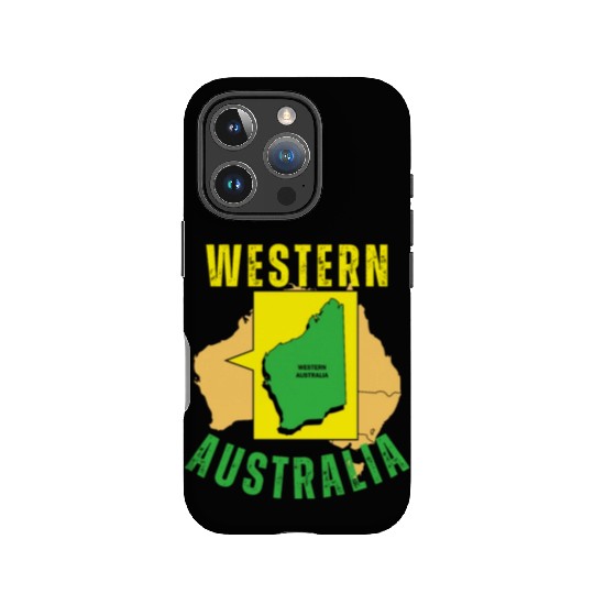 Western Australia Yellow and Green IPhone Cases