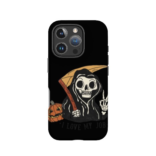 I Love my job grim reaper IPhone Cases