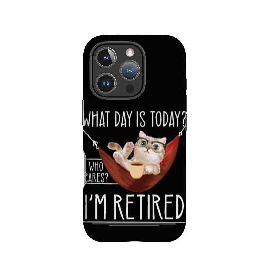 Retiree Cat Lover Retired Funny Retirement IPhone Cases