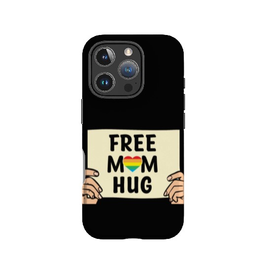 Free Mom Hugs LGBTQ Mother's Support IPhone Cases
