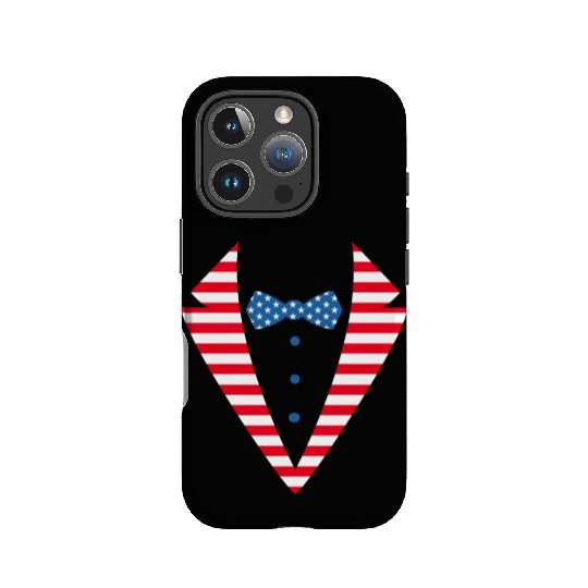 US American Flag Tuxedo Suit Tux 4th Of July IPhone Cases