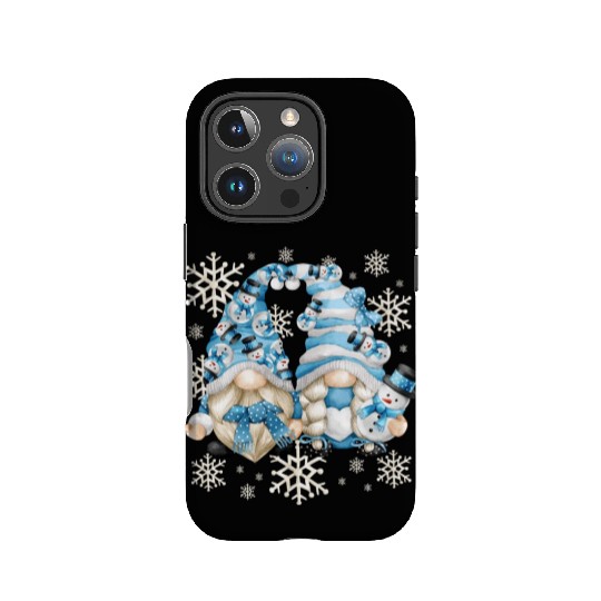 Funny Snowman Gnomies With Snowflakes Cute Winter IPhone Cases