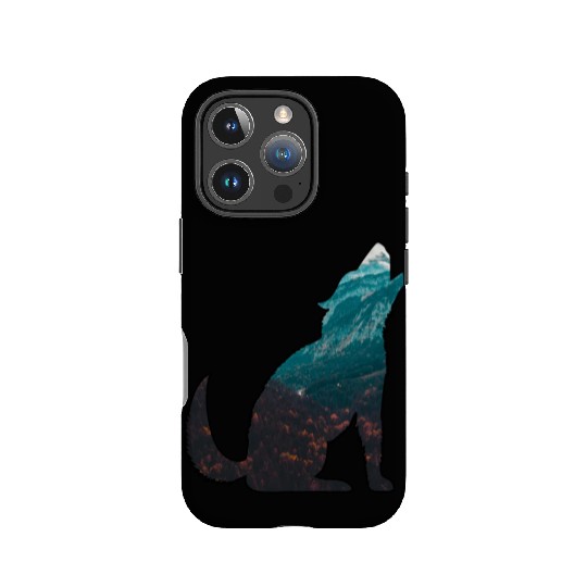 The Wilderness calls Wolf Forest Mountains Nature IPhone Cases