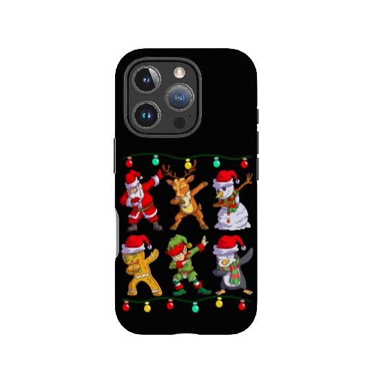 Christmas Dabbing Santa Elf De Friends Xmas IPhone Cases