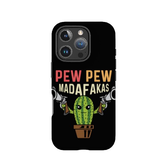Pew Pew Madafakas Gardener Gift IPhone Cases