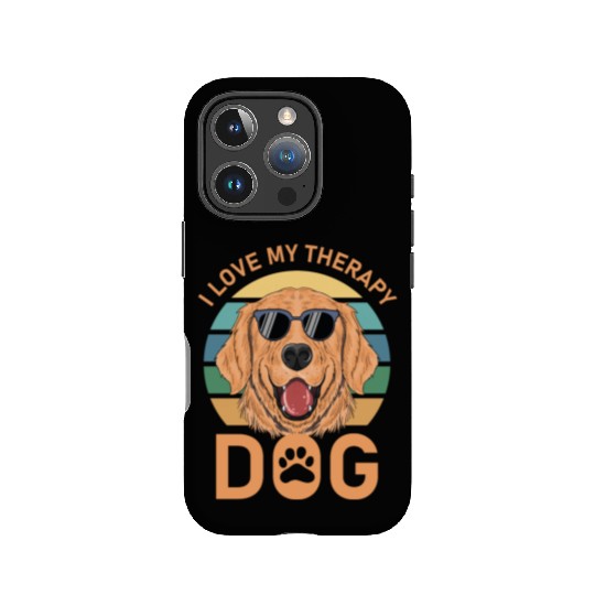 I love my Therapy Dog IPhone Cases