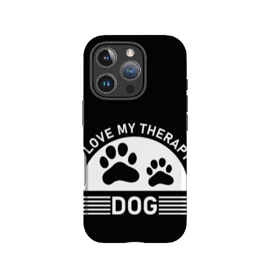 I love my Therapy Dog IPhone Cases
