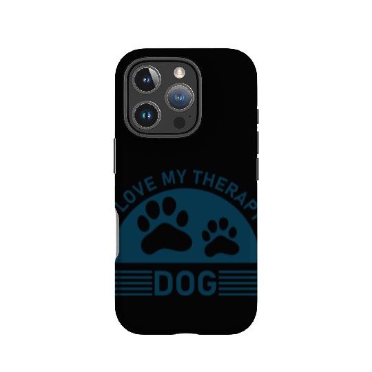I love my Therapy Dog IPhone Cases