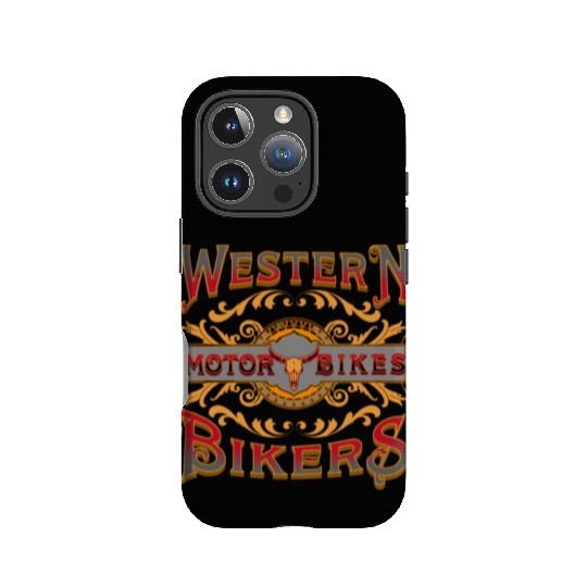Western Bikers IPhone Cases