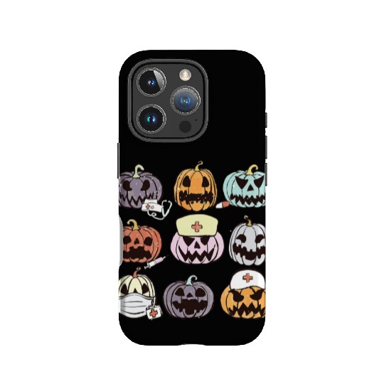 Trick or Treat ER Squad Pumpkin Nurse Halloween IPhone Cases