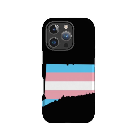 Trans Flag Connecticut LGBT Pride Support IPhone Cases