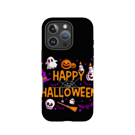 Pumpkin Lantern Skull Ghost Happy Halloween IPhone Cases