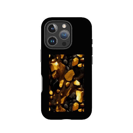 Gold nuggets IPhone Cases