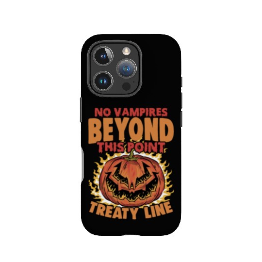 Scary Monster Pumpkin A Vampire Treaty Line A IPhone Cases