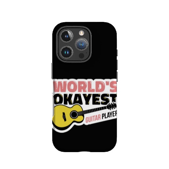 world's okayest guitar player IPhone Cases