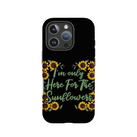 Sunflower Gardening IPhone Cases