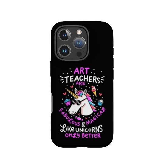Art teacher gift art teacher school unicorn IPhone Cases