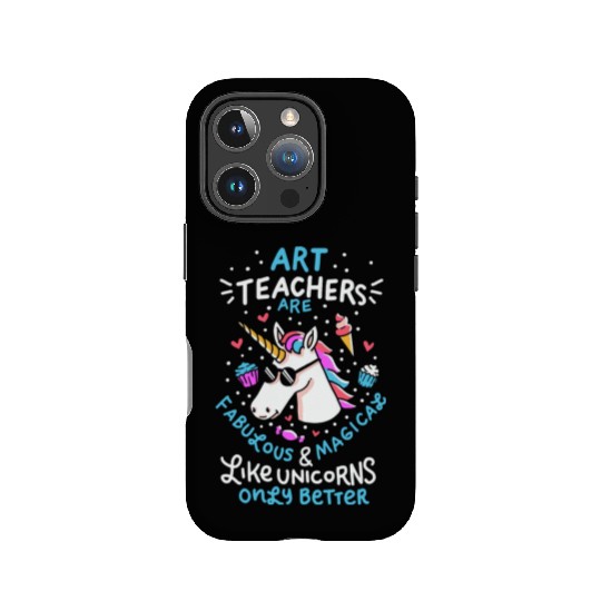 Art teacher gift art teacher school unicorn IPhone Cases