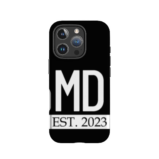 MD Est. 2023 New Doctor Gift MD Medical Doctor IPhone Cases