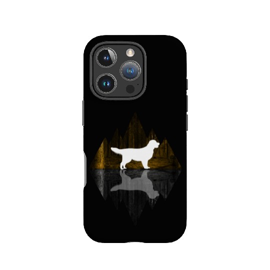 Golden Retriever abstract - Geometry Dog Triangle IPhone Cases