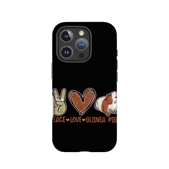 Peace Love Guinea Pigs - guineapig IPhone Cases