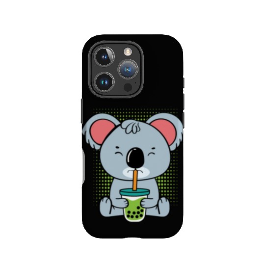 Koala Bubble Tea Foodie Gift IPhone Cases