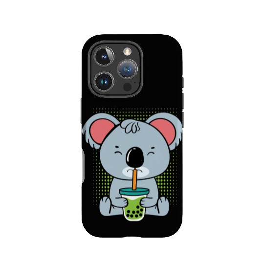 Koala Bubble Tea Foodie Gift IPhone Cases