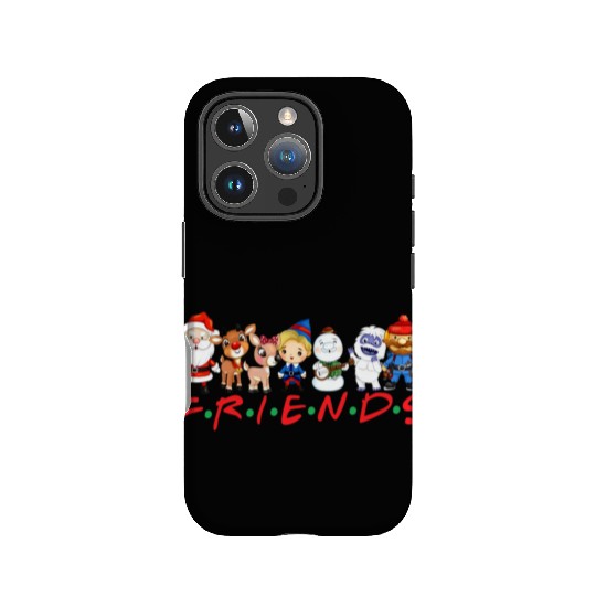 Christmas Friends Santa Rudolph Snowman Family IPhone Cases