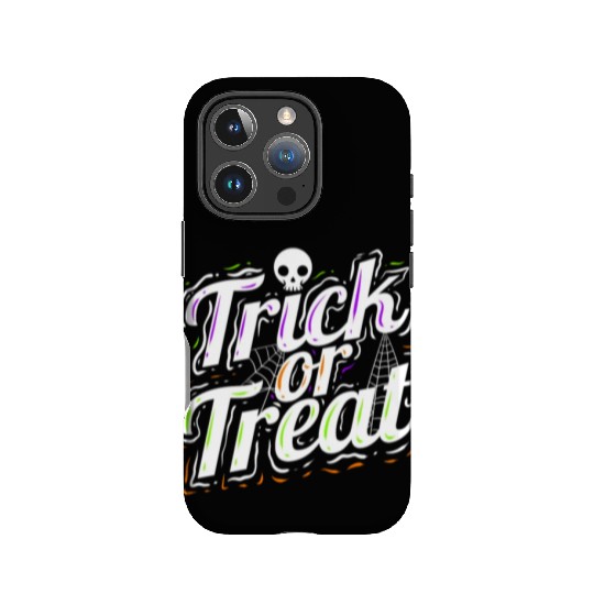 Trick Or Treat Spiderweb Halloween IPhone Cases