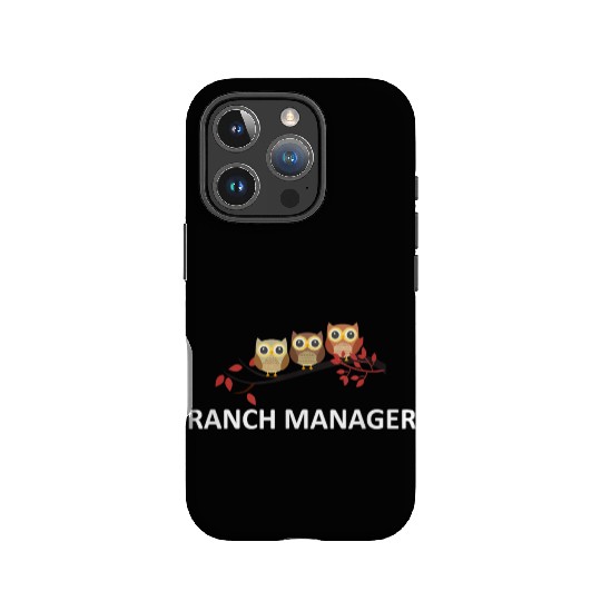 Branch Managers Cute Owls Owl Lover Bird Watcher IPhone Cases