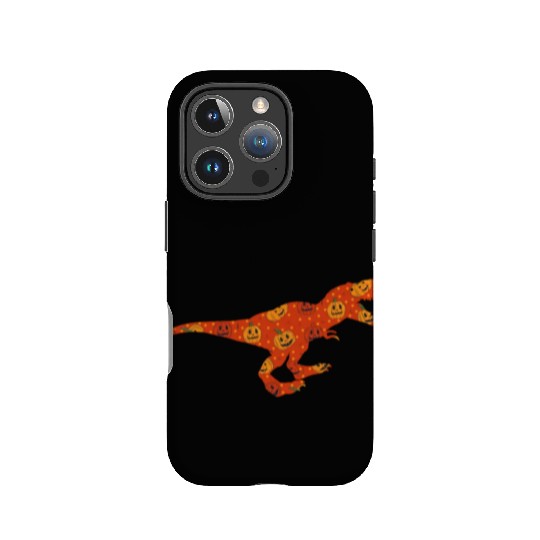 Dinosaur Pumpkin Head Jack O' Lantern Halloween IPhone Cases
